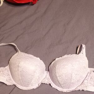 Victoria Secret PINK Elegant Lace Underwire Bra - Lavender WINK
